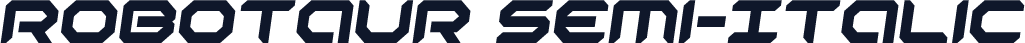 Robotaur Semi-Italic