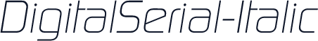 DigitalSerial-Italic