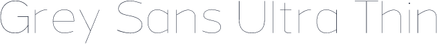 Grey Sans Ultra Thin