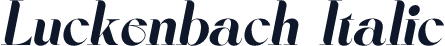 Luckenbach Italic