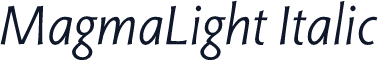 MagmaLight Italic