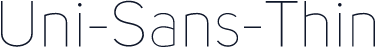 Uni-Sans-Thin