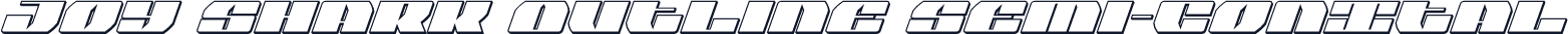 Joy Shark Outline Semi-ConItal