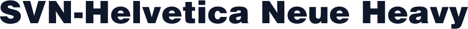 SVN-Helvetica Neue Heavy