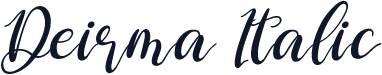 Deirma Italic