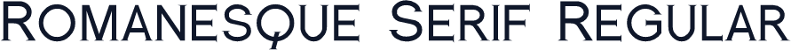 Romanesque Serif Regular
