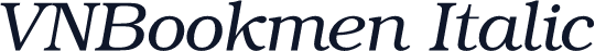 VNBookmen Italic