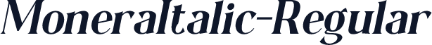 MoneraItalic-Regular