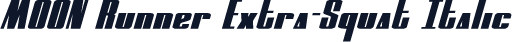 MOON Runner Extra-Squat Italic