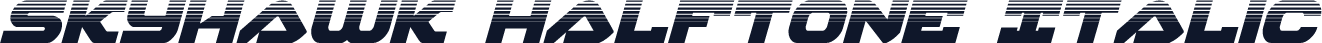 Skyhawk Halftone Italic