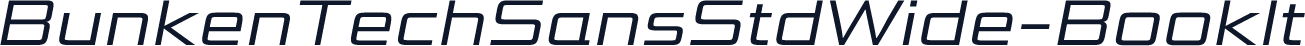 ☞BunkenTechSansStdWide-BookIt
