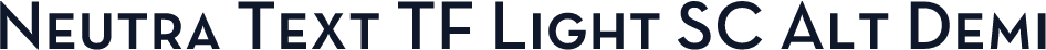 Neutra Text TF Light SC Alt Demi