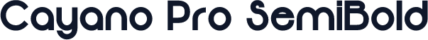 Cayano Pro SemiBold