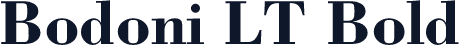 Bodoni LT Bold