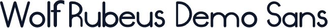 Wolf Rubeus Demo Sans