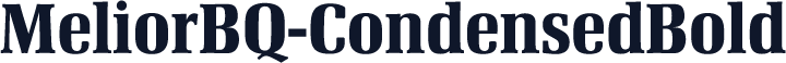 MeliorBQ-CondensedBold