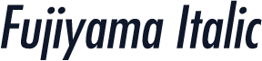 Fujiyama Italic