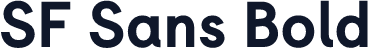 SF Sans Bold