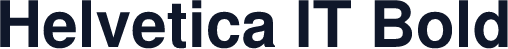 Helvetica IT Bold