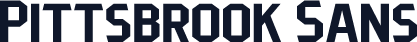 Pittsbrook Sans