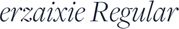 erzaixie Regular