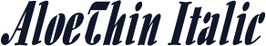 AloeThin Italic