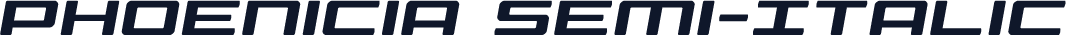 Phoenicia Semi-Italic