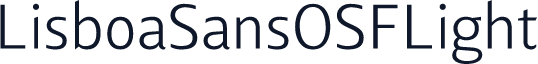 LisboaSansOSFLight