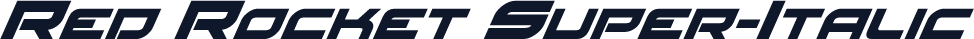 Red Rocket Super-Italic