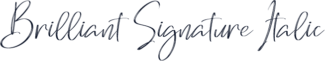 Brilliant Signature Italic