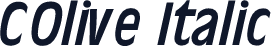COlive Italic