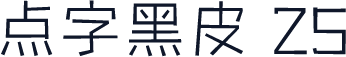 点字黑皮 25