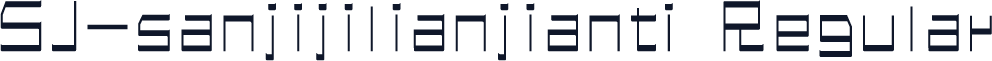 SJ-sanjijilianjianti Regular