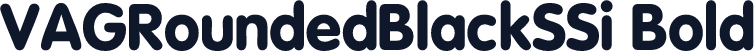 VAGRoundedBlackSSi Bold