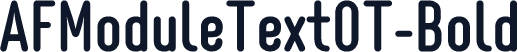 ☞AFModuleTextOT-Bold