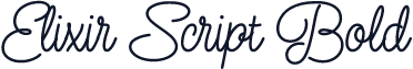 Elixir Script Bold