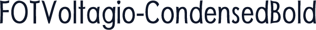 FOTVoltagio-CondensedBold