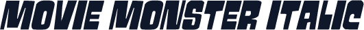 Movie Monster Italic