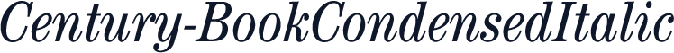 Century-BookCondensedItalic