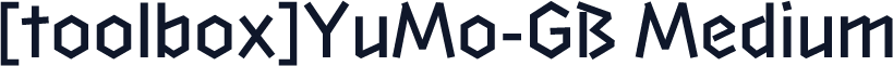 [toolbox]YuMo-GB Medium