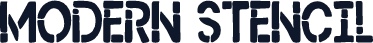 Modern Stencil