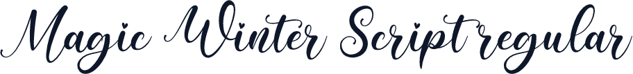 Magic Winter Script regular