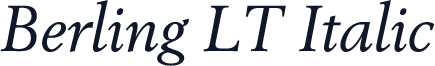 Berling LT Italic