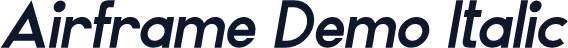 Airframe Demo Italic