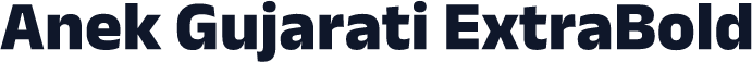 Anek Gujarati ExtraBold