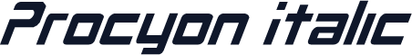 Procyon Italic