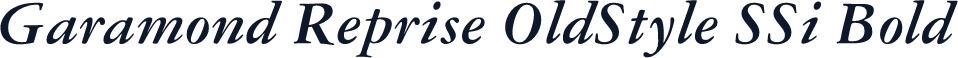 Garamond Reprise OldStyle SSi Bold