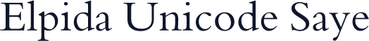Elpida Unicode Saye