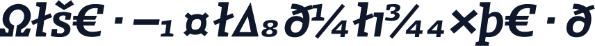 Olsen-BoldItalicExpert