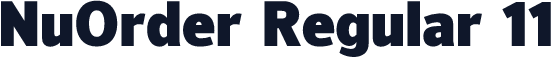 NuOrder Regular 11